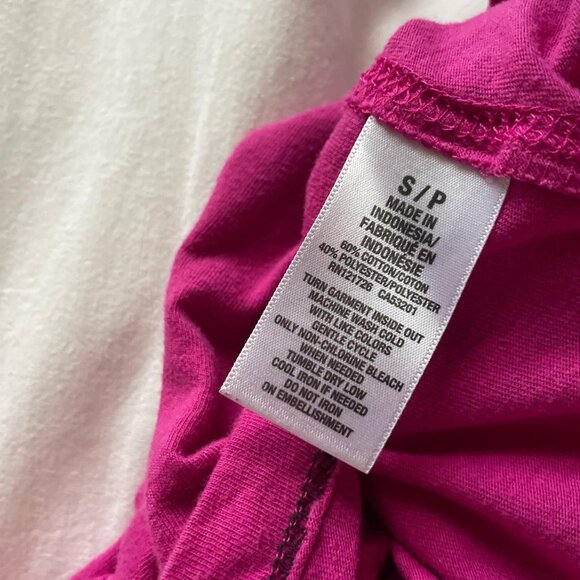 Pink Sequin Aero Baby Tee - Picture 6 of 6